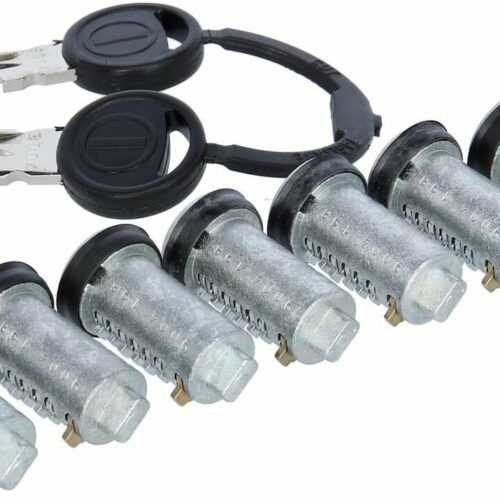ZADI Schließzylinder-Set, 7 Zylinder u. 2 Schlüssel