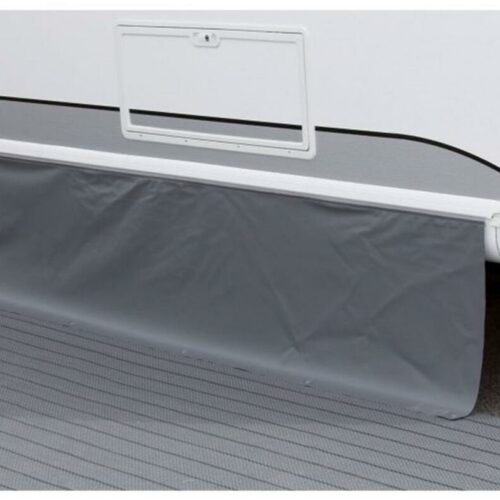 Hindermann Standard Bodenschürze, dunkelgrau, 400x75cm