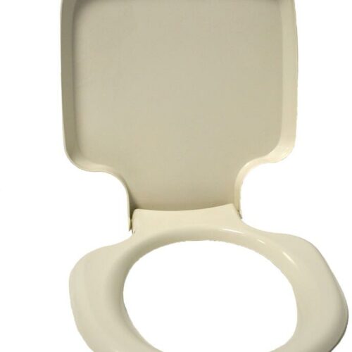 Toilettensitz mit Deckel grauweiß - 92903-68 - passend zu Porta Potti 145/165/345/365