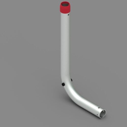 Untere Struktur CB 500-800 rot - Fiamma Ersatzteil Nr. 98656-827 - für Carry-Bike Pro M