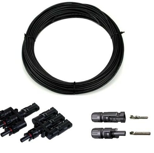 WATTSTUNDE Anschluss Set III Solarkabel, 4mm², 5m