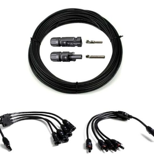 WATTSTUNDE Anschluss Set IV Solarkabel, 4mm², 15m