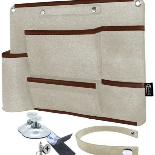 GranHin Wandnachtkästchen Organizer, Gr.L, beige