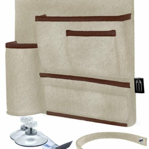 GranHin Wandnachtkästchen Organizer, Gr.M, beige