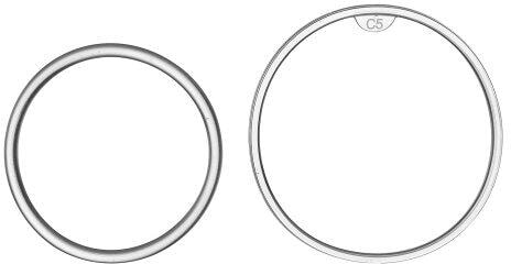 Mepal Mio Dichtungsring-Set für 360° Trinklernbecher, transparent (2 Stück )