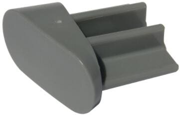 Fußschoner (2x) vorne, hellgrau - Dukdalf Ersatzteil Nr. 416110900 - für Dolce/Dynamic/Grande/Brillante