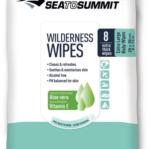 Sea to Summit Wilderness Wipes XL Wischtücher, 8 Blatt