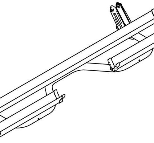 Schienenbügel - Thule Ersatzteil Nr. 1500601498 - für Sport Caravan Special Fahrradträger