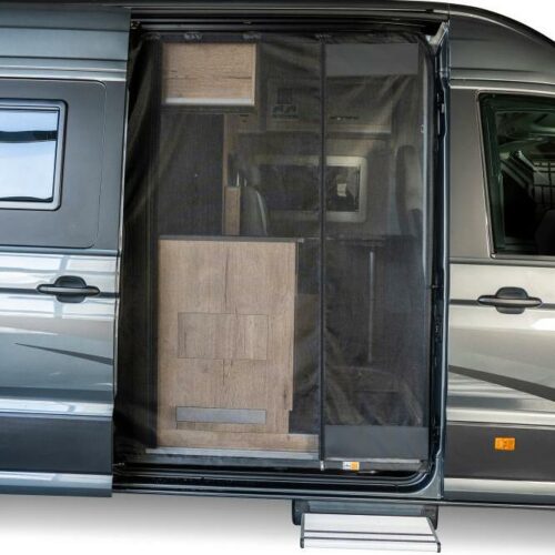 Mayr VanQuito Moskitonetz, Schiebetür rechts, VW Crafter Grand California, Magnet RV, feinmaschig
