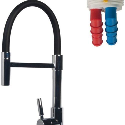 Reich Trend SR Einhebelmischer, Ø33mm, Mikroschalter, chrom/schwarz