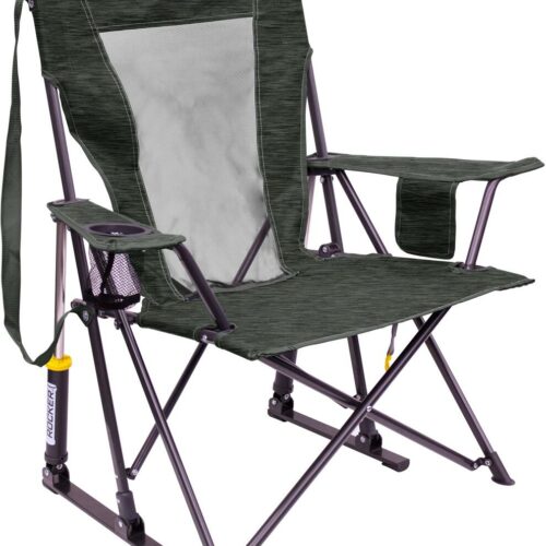 GCI Outdoor Comfort Pro Rocker Schaukelstuhl, XL, 64,2x96,2x95,7cm, Heathered Charcoal