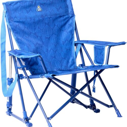 GCI Outdoor Kickback Rocker Schaukelstuhl, Leaf Soft Navy