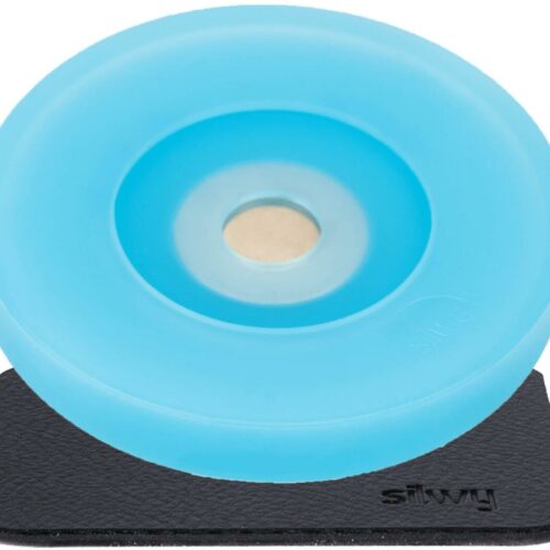 Silwy Überzug für Magnet-Stielgläser, blau, inkl. Pad