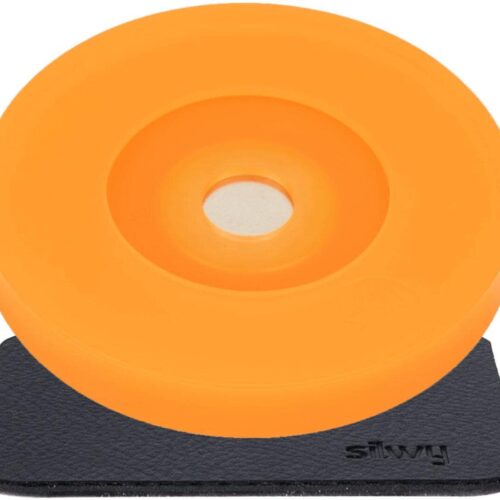 Silwy Überzug für Magnet-Stielgläser, orange, inkl. Pad