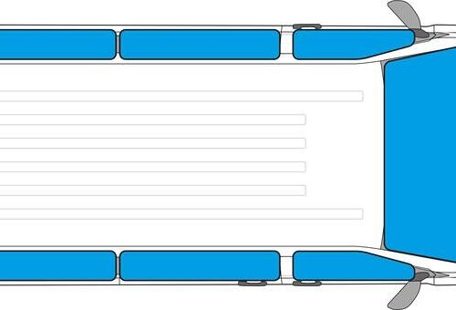 Carbest Isoflex Innenisolierung Komplettset für Ford Tourneo Custom Maxi Bj. 2012-2022, 8-teilig