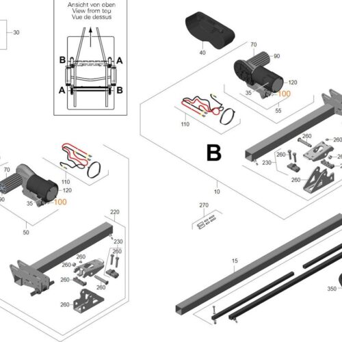 Rückholfeder - Truma Ersatzteil Nr. 60040-00141 - komplett für Mover Smart M