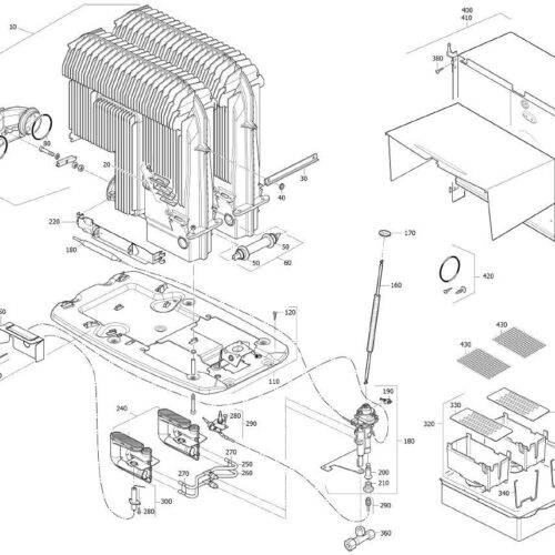 TRUMA S-5002/S-5004 T-Stück, Truma Ersatzteil Nr.10000-40500, 12x8x8, Erdgas