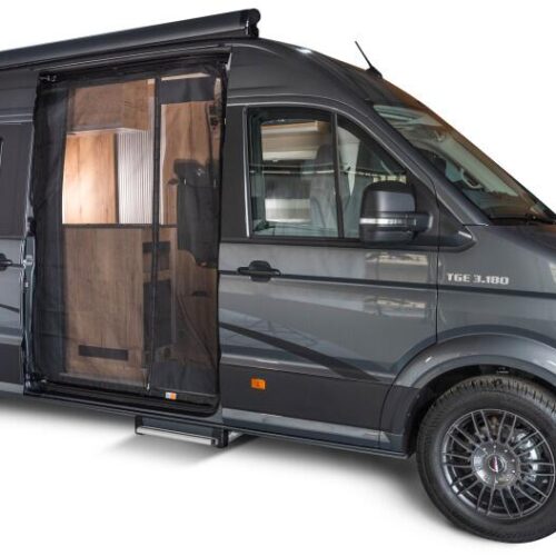 Mayr VanQuito Moskitonetz, Schiebetür rechts, VW Crafter/MAN TGE ab Bj. 2017, Magnet RV, feinmaschig