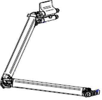 Gelenkarm rechts für Markisenlänge 2,3cm - Thule Ersatzteil-Nr. 1500603087 - passend zu Thule Omnistor 5200