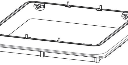 MPK Oberrahmen für Vision Vent S, weiß