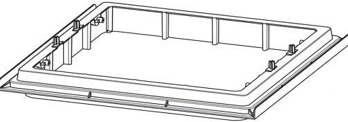 MPK Oberrahmen Modell 46, grau
