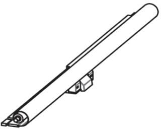 MPK Zugleiste (grau) passend zur Dachhaube Modell 46K / 4600K