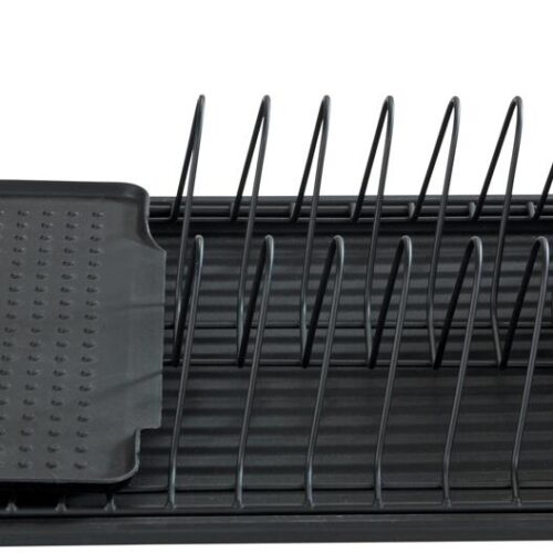 Wenko Basic Geschirrabtropfer, schwarz