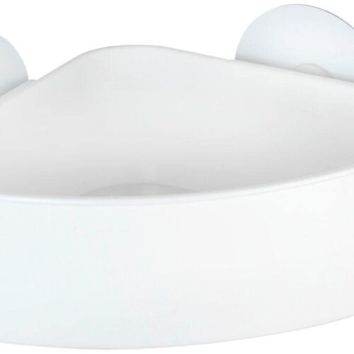 Wenko Static-Loc® Osimo Eckablage,14x9,5x17,5cm, weiß