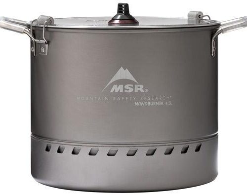MSR Wind Burner Schnellkochtopf, Aluminium, 4,5L, grau