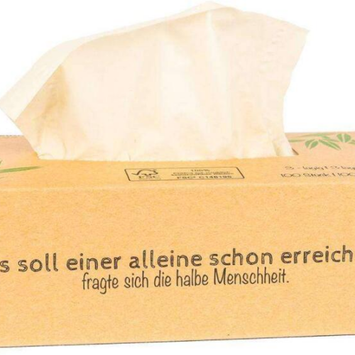 Pandoo Bambus-Taschentücher, 3-lagig