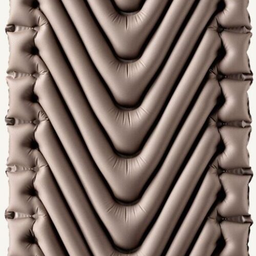 Klymit Static V Luxe Isomatte, 193x76x8cm, steinfarben