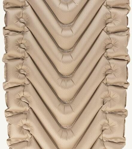 Klymit Insulated Static V Luxe SL Isomatte, 198x69x9cm, sand