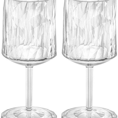 Koziol Club Superglas, No.9 Weinglas, 200ml, 2er Set