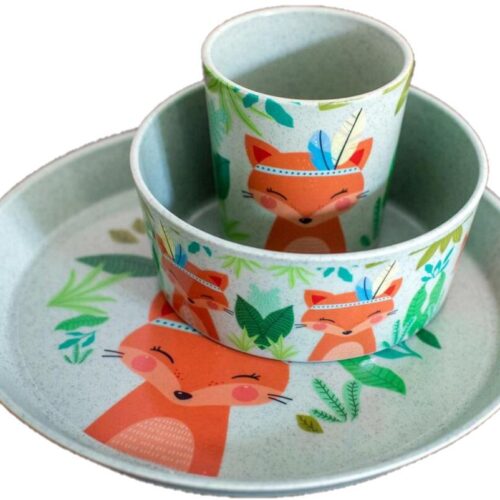 Koziol Kids Set Geschirr, 3-teilig, Harry