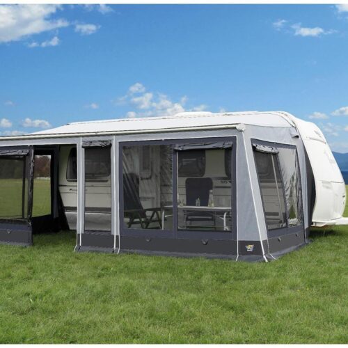 WIGO Rolli Plus Lounge Markise inkl. Vorzelt, Gr. 9b, 965-999 cm, 250cm