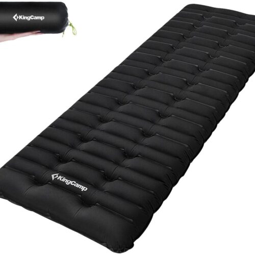 KingCamp Super Comfort Single Isomatte, schwarz, 190x63x10cm