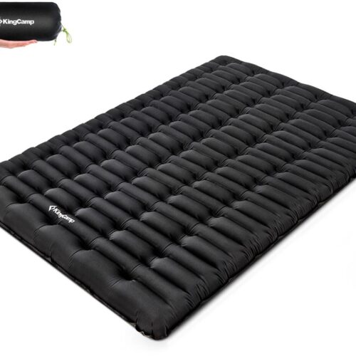 KingCamp Super Comfort Double Isomatte, schwarz, 190x127x10cm