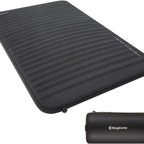 KingCamp Premium Schlafmatte, selbstaufblasend, 201x128x7,5cm