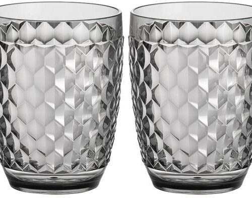 Brunner Coralux Gläserset, 2 Stück, Trinkglas, 350ml