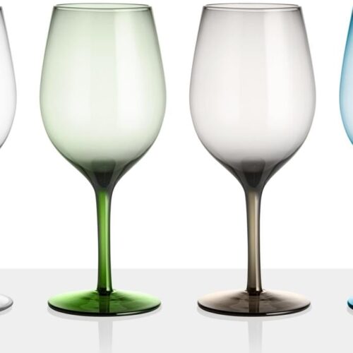 Brunner Onda & Jazz Weinglas, 600ml, 4er Set