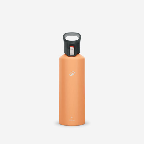 Trinkflasche Aluminium Schnellverschluss Wandern - 500 1 l orange
