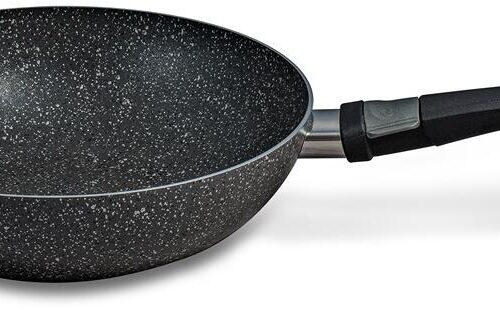 Beaver Brand Stonerock Wok, Aluminium, Ø28cm