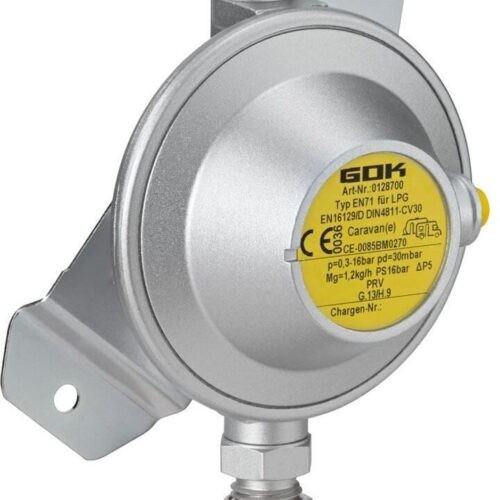GOK Caramatic BasicOne Gasdruckregler ohne Prüfeinrichtung, ohne Manometer, RVS10, 1,2kg/h, 30mbar