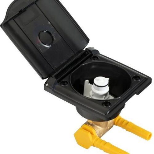 Lilie Externer Duschanschluss, 12mm, schwarz