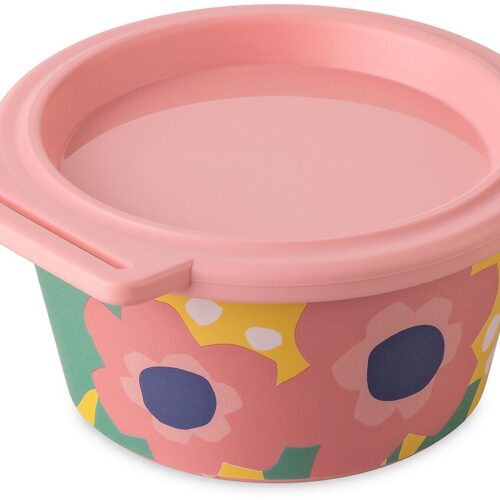 Koziol Nora Box Schale mit Deckel, 250ml, blooms sweet pink