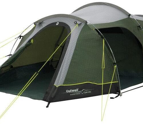 Outwell Earth Plus Tunnelzelt, 3-Personen, 200x415cm, grün