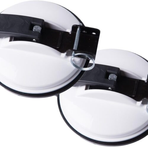 040Parts Markisenhalter Saugnapf, 2er-Set, weiß