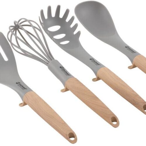 Outwell Almada Utensil Set, 4-teilig, braun