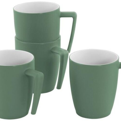 Outwell Gala Tassen-Set für 4 Personen, 430ml, grün