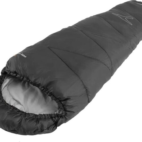 Easy Camp Starling Mumienschlafsack Jr., 170x60x45cm, schwarz